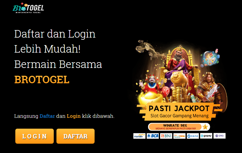 Promo Judi Online Terbaik di Situs Brotogel