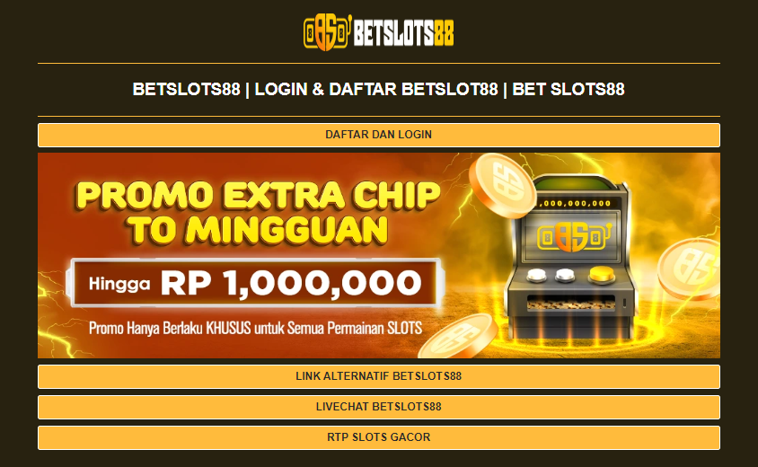 Opsi Permainan Slots Online Terunggul di Situs Betslot88