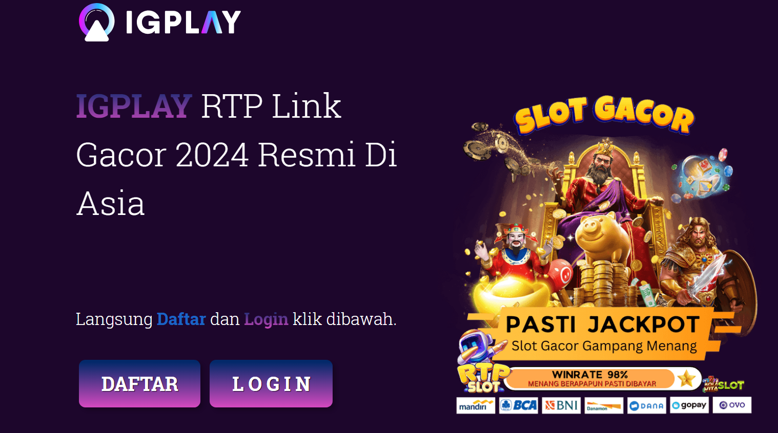 Igplay | Situs Live Casino Dengan Provider Game Terbaik Di Dunia