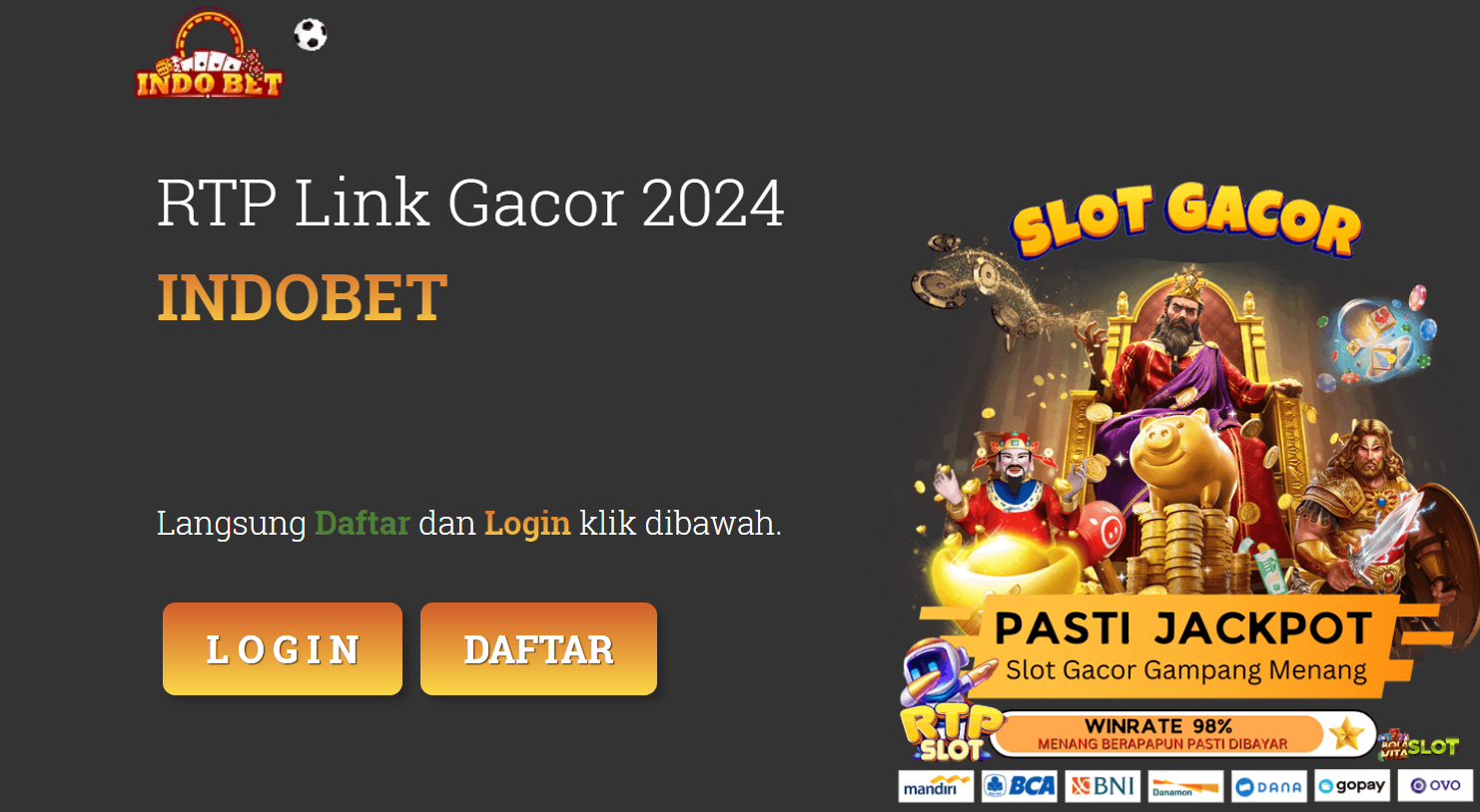 Indobet | Situs Live Casino Dengan Provider Game Terbaik