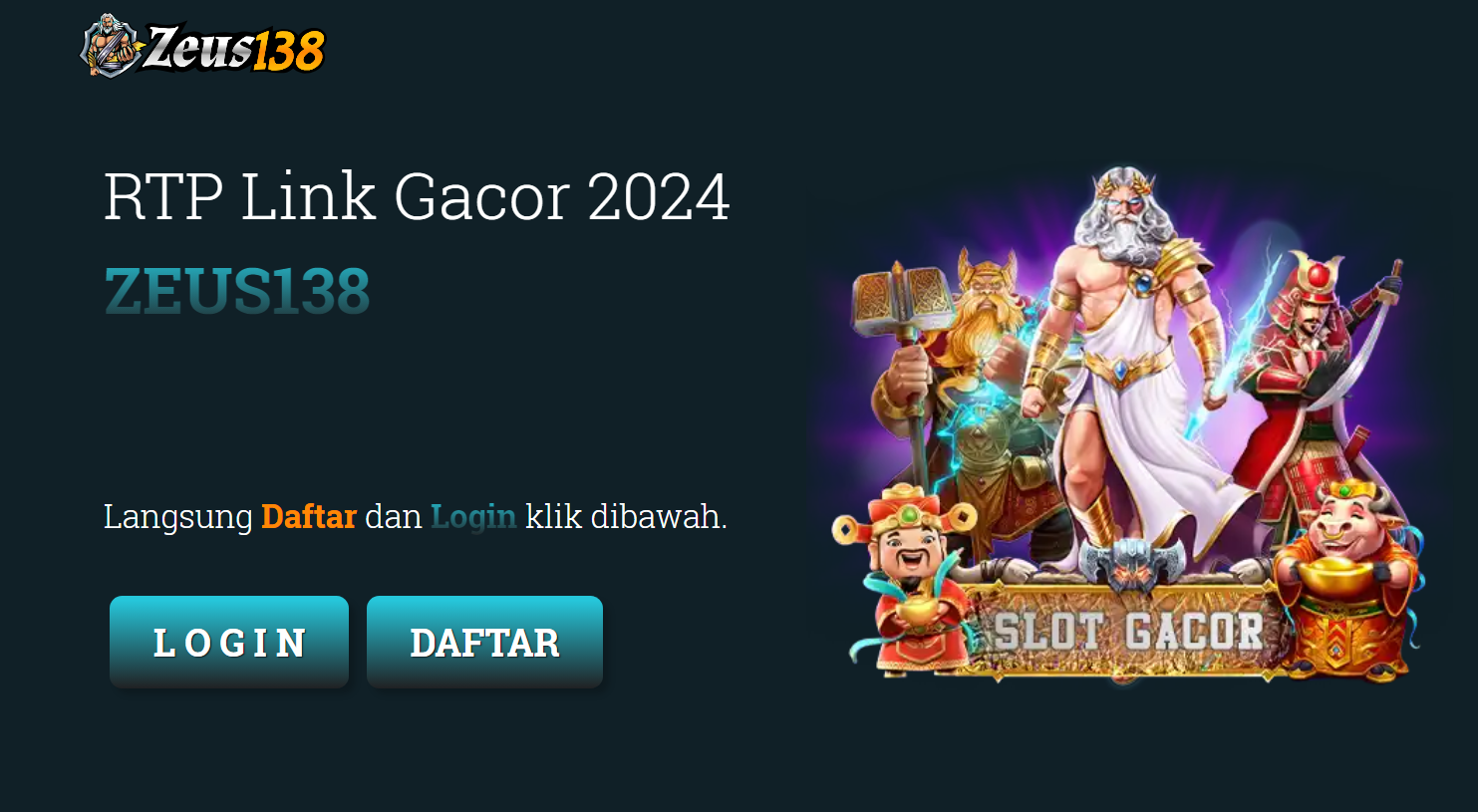 Zeus138 | Agen Slot Online Dengan Link Alternatif Terbaik