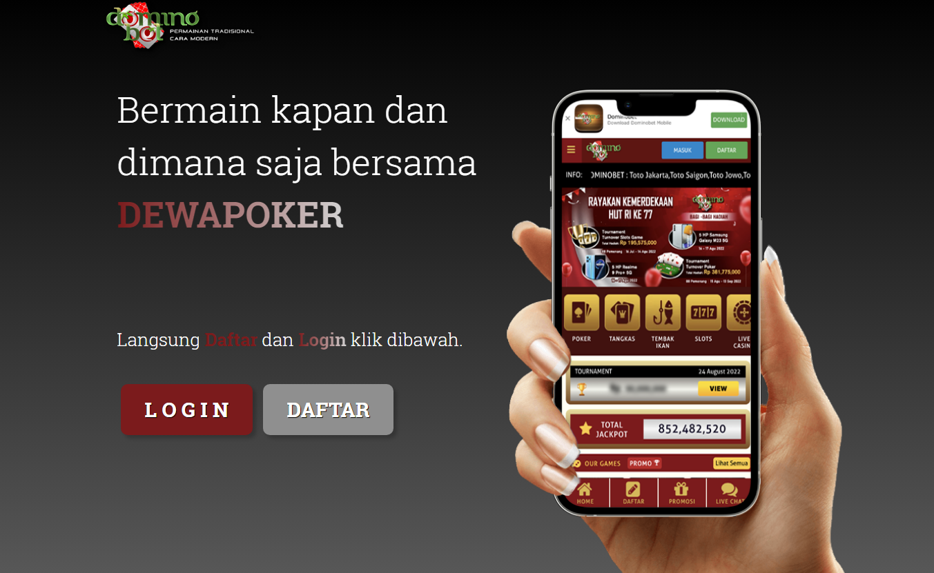 Dominobet | Situs Agen Slots Online Anti Nawala