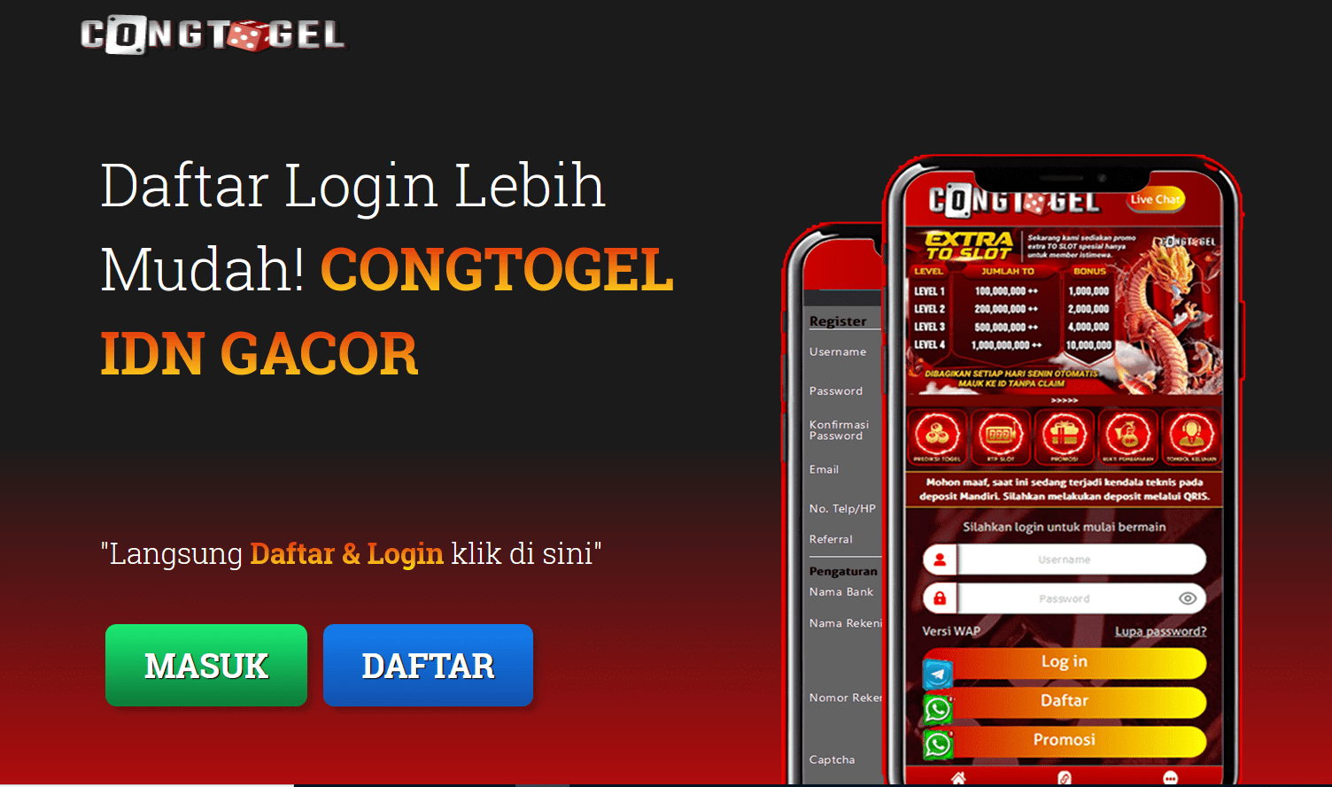 Congtogel – Agen Bandar Judi Slot Online Gampang Jakpot!