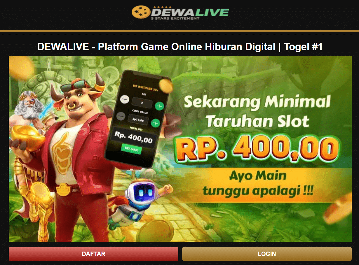 Dewalive – Agen Judi IDN Slots Online Terbaik 2025