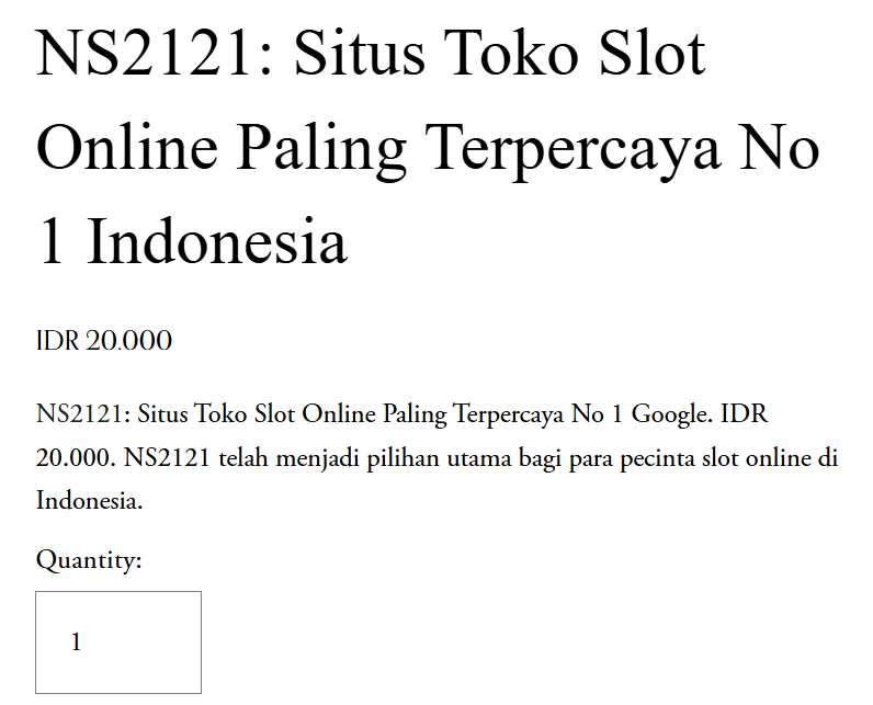Ns2121 – Situs Taruhan Bola Online Di Melengkapi RTP Slot